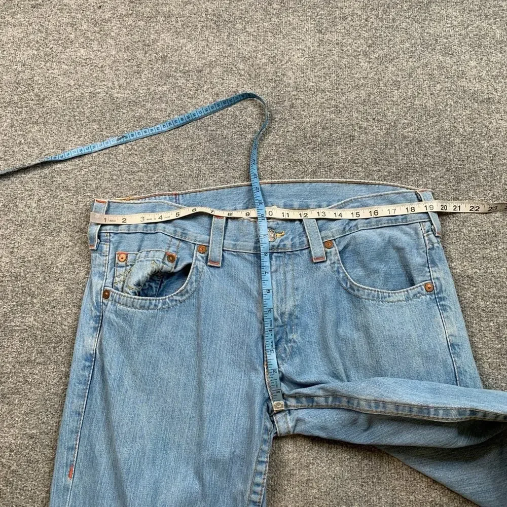 Vintage True Religion Jeans Mens 36 Blue Light‎ Wash Bobby Baggy Relaxed Loose